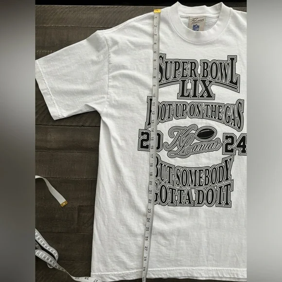 Kendrick Lamar x Willy Chavarria Super Bowl LIX T-shirt Large - Picture 9 of 12